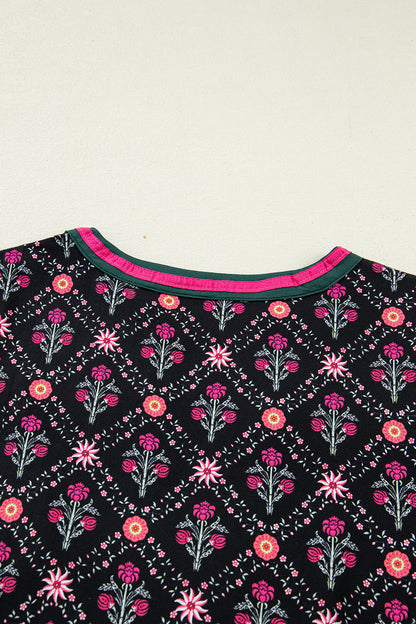 Sunday Stroll Vintage Floral Blouse