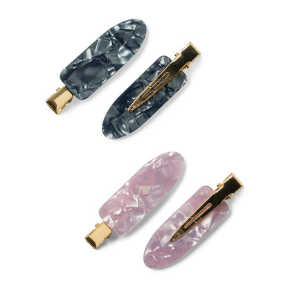 Crush™ High Standards Creaseless Hair Clips – Purple/Black