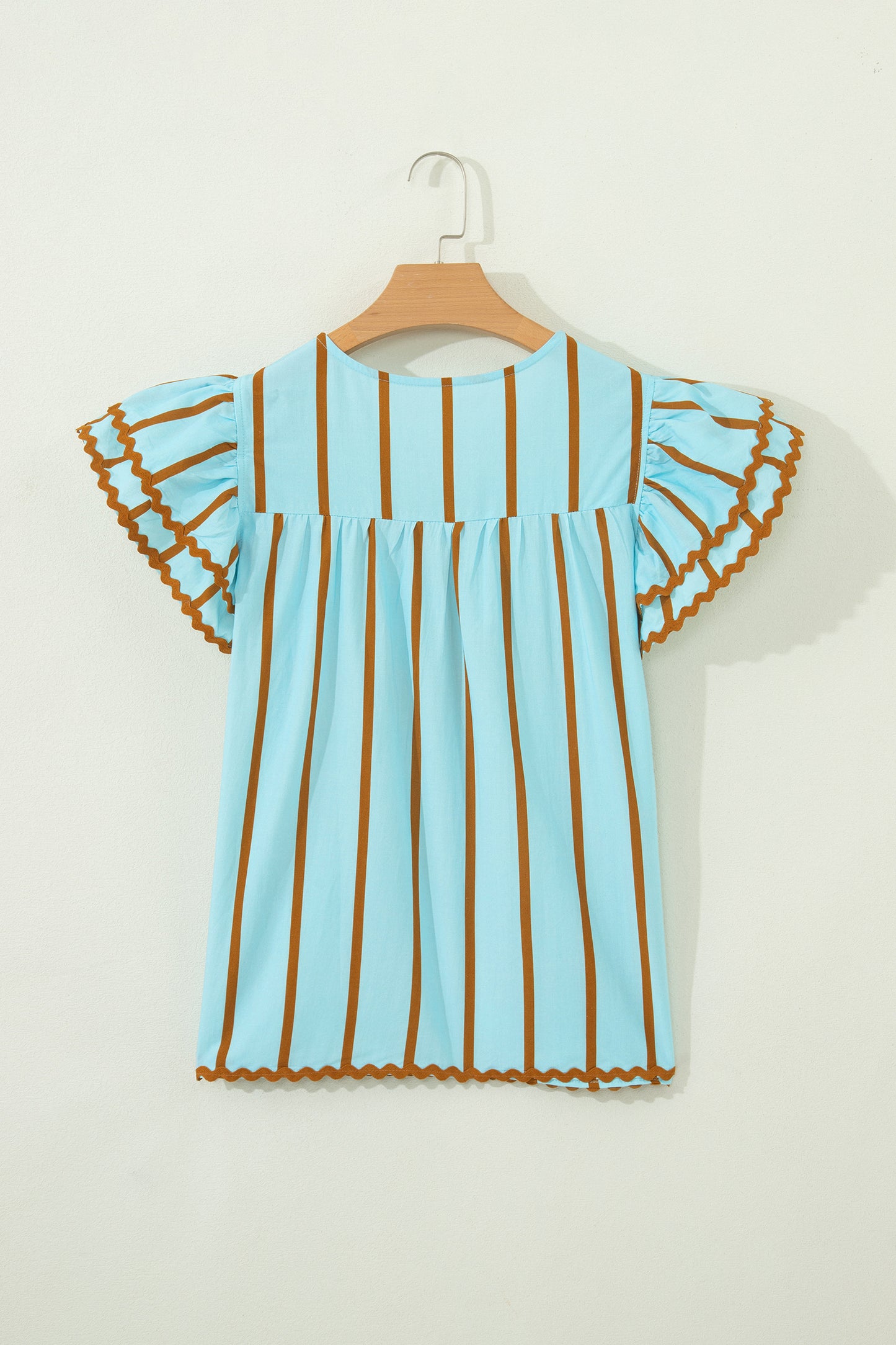Backroad Striped Ricrac Blouse