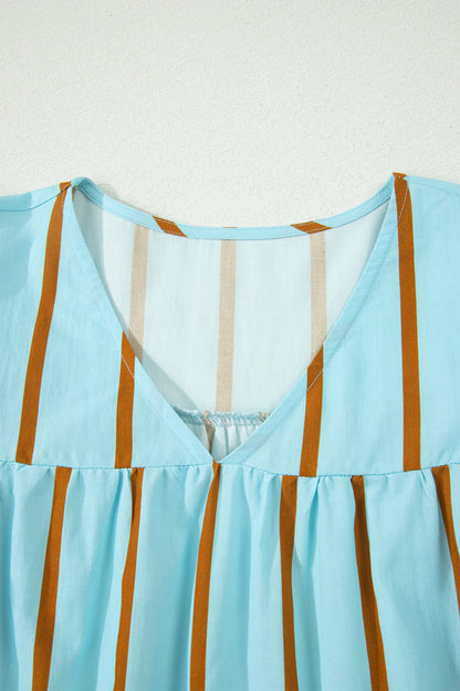 Backroad Striped Ricrac Blouse