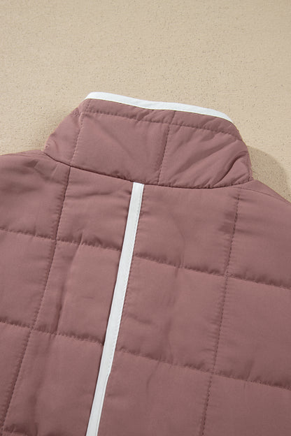 Rosewood Quilted Pocket Jacket