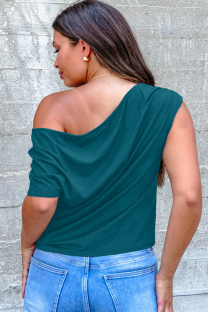 Sweet Talk Plus Size Asymmetric Blouse