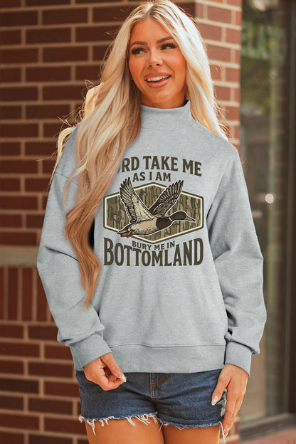 Trailhead Western Duck Mock Neck Sweatshirt