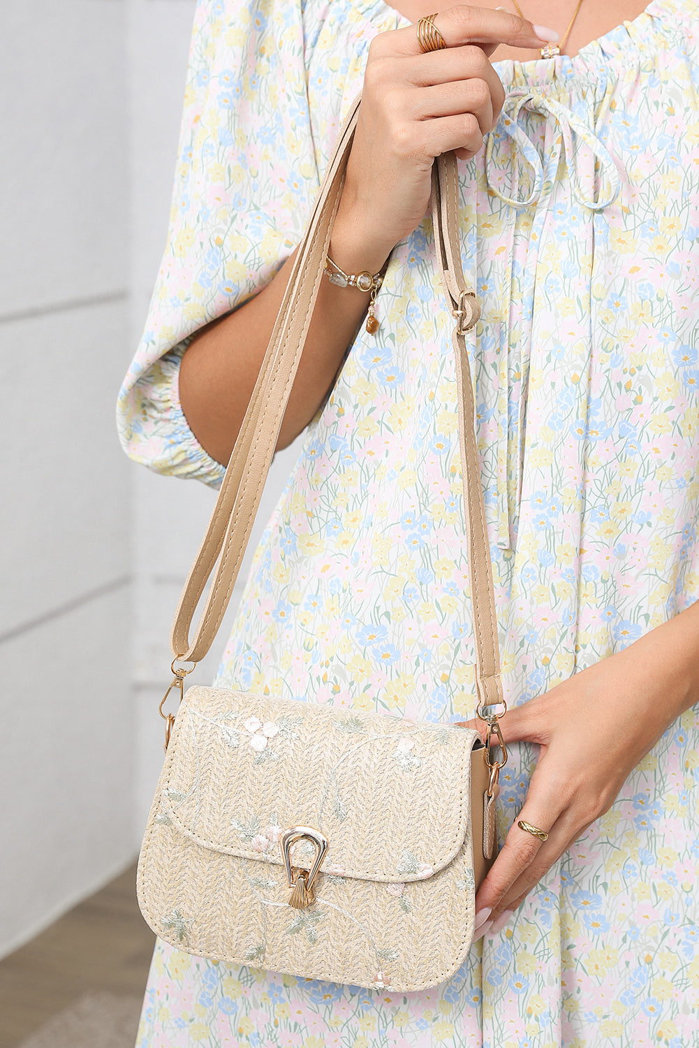 Cove Woven One Shoulder Bag