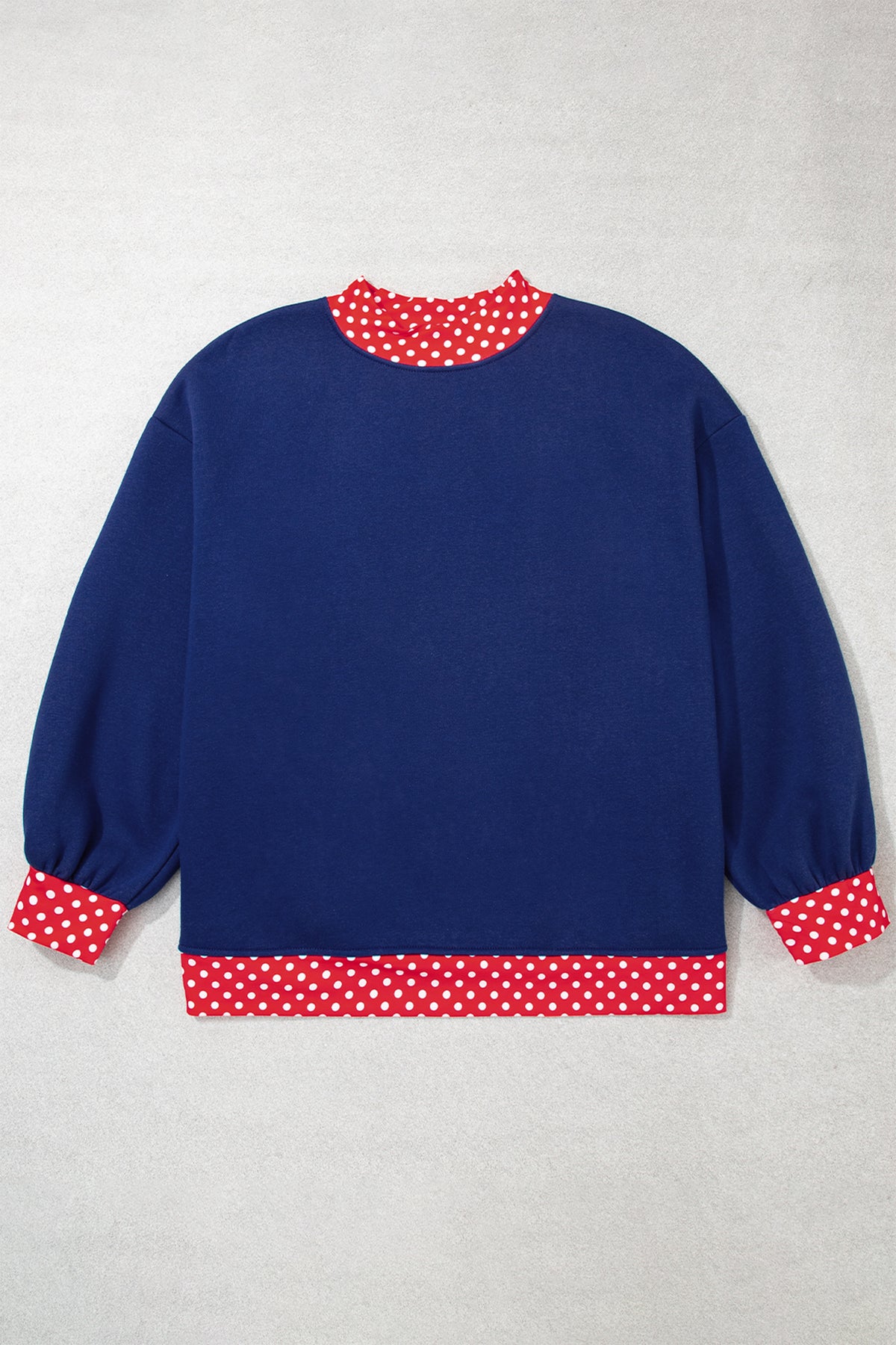 Field Day Polka Dot Plus Size Sweatshirt