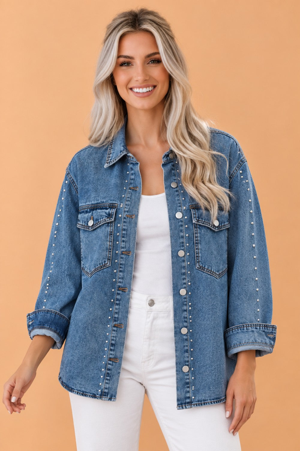 Western Studded Denim Jacket