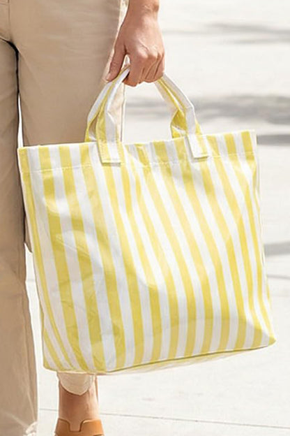 Boardwalk Striped Vinyl Tote