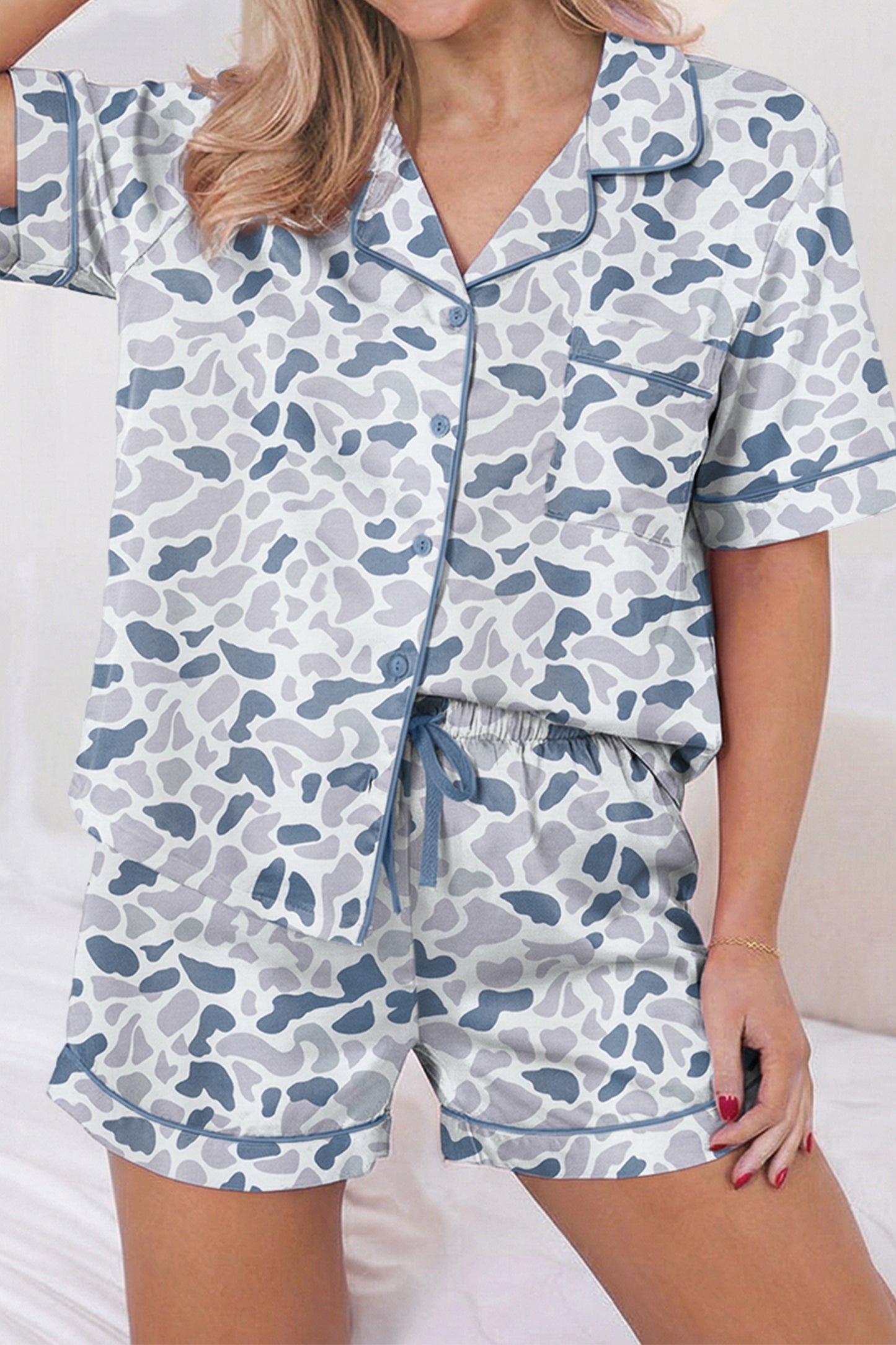 Marsh Camo Pajama Short Set