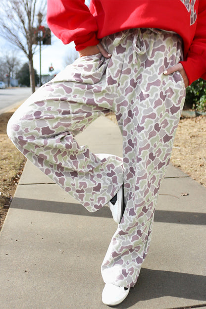 Timber Camo Drawstring Pants