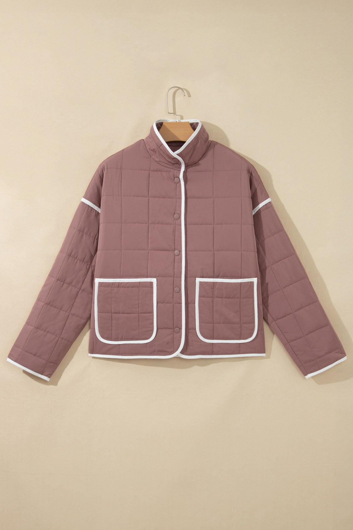 Rosewood Quilted Pocket Jacket