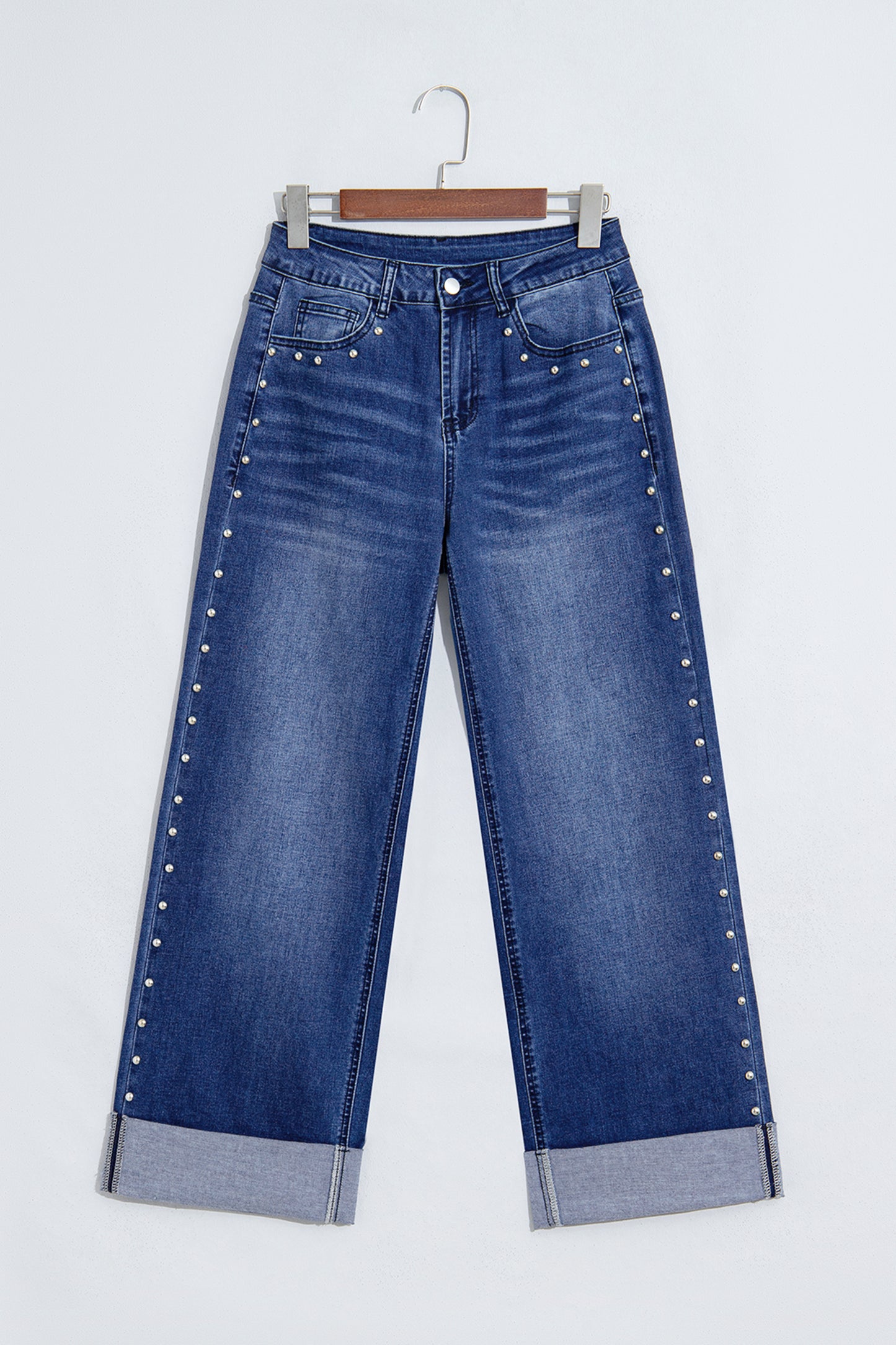 Canyon Studded Straight Leg Jeans