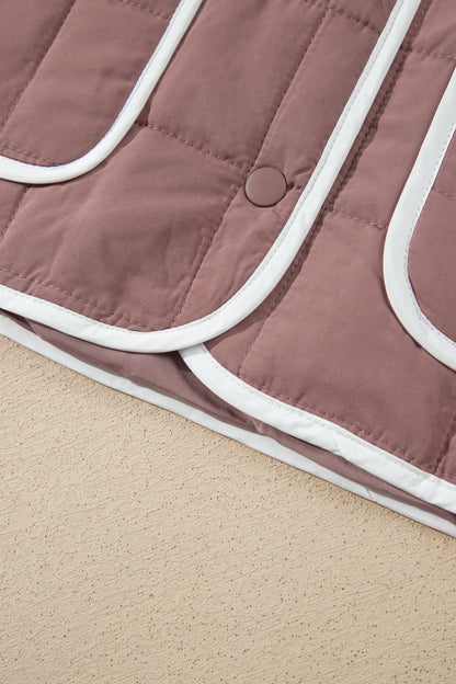 Rosewood Quilted Pocket Jacket