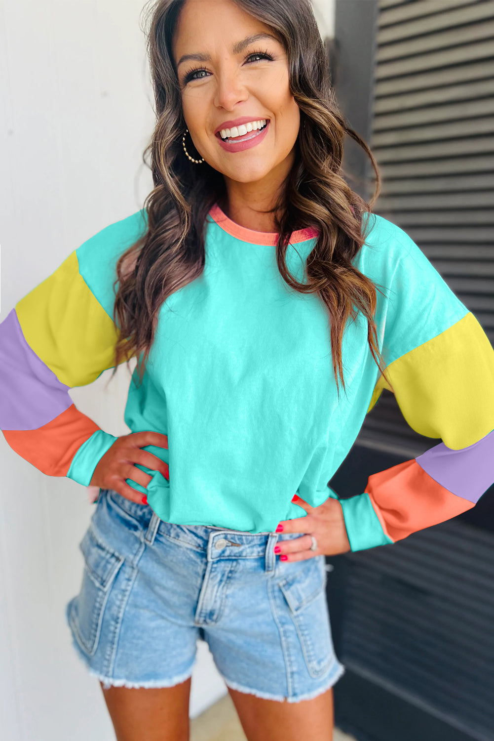 Prairie Colorblock Patchwork Top