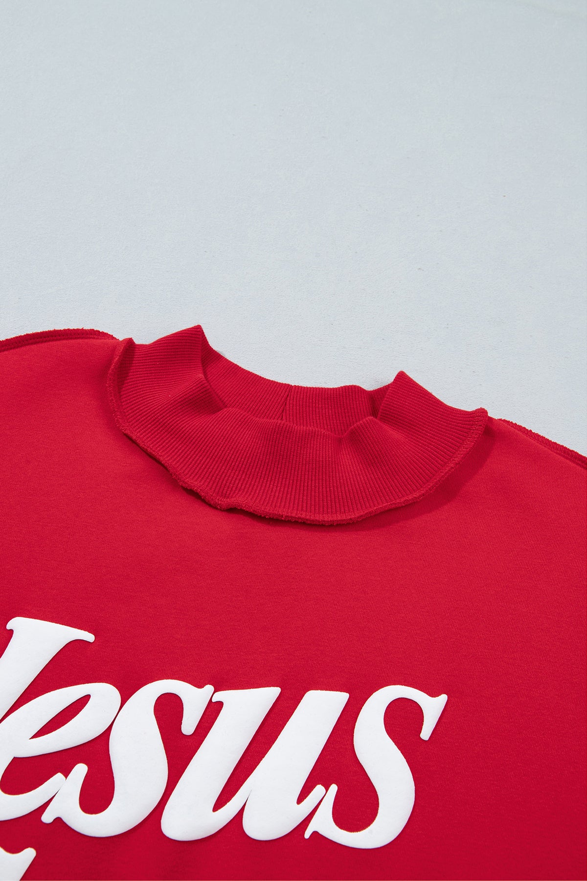 Jesus Saves Mock Neck Sweatshirt