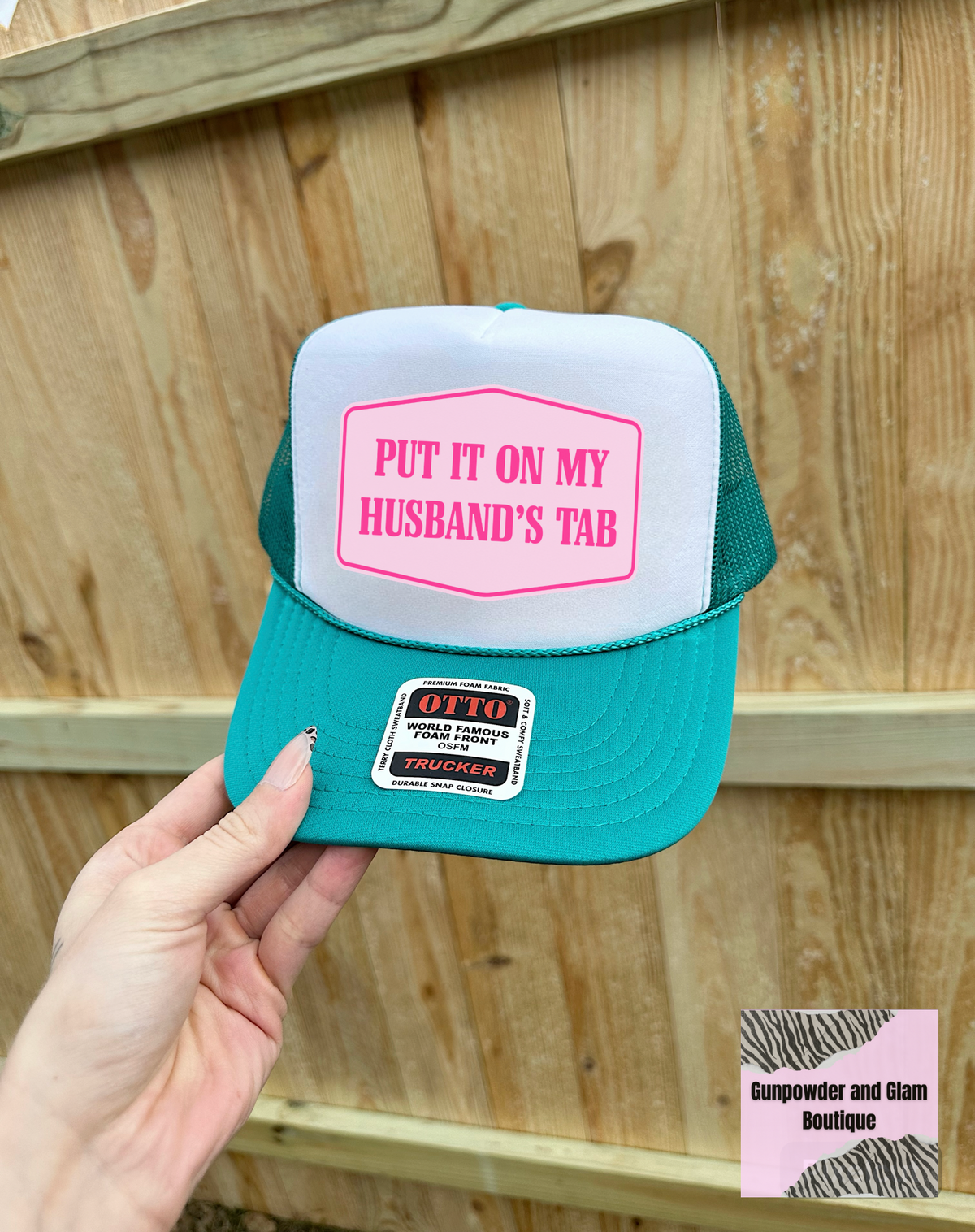 Husband’s Tab Trucker Hat