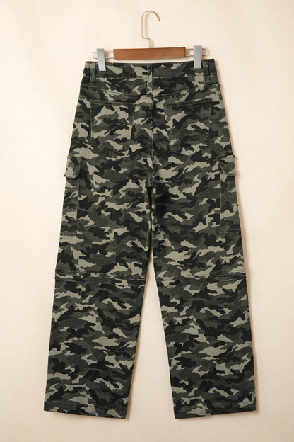 Trail Camo Cargo Denim Pants