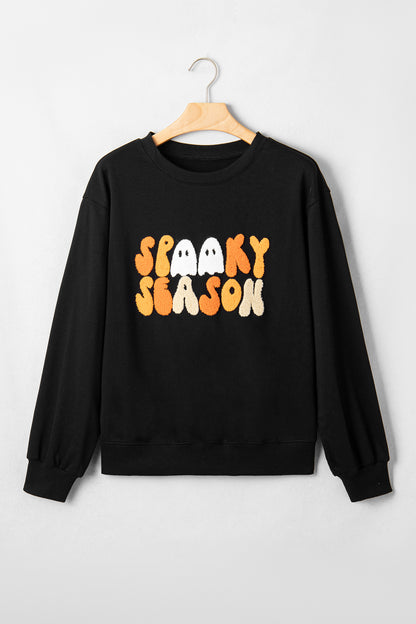 Spooky Season Embroidered Sweatshirt
