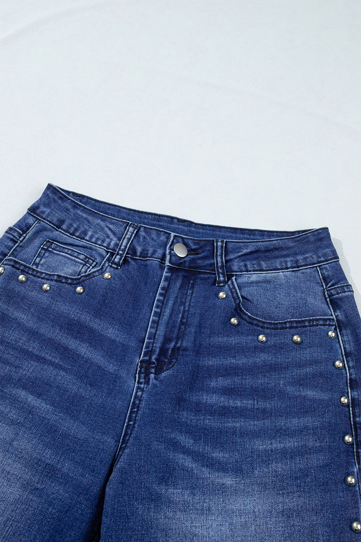 Canyon Studded Straight Leg Jeans