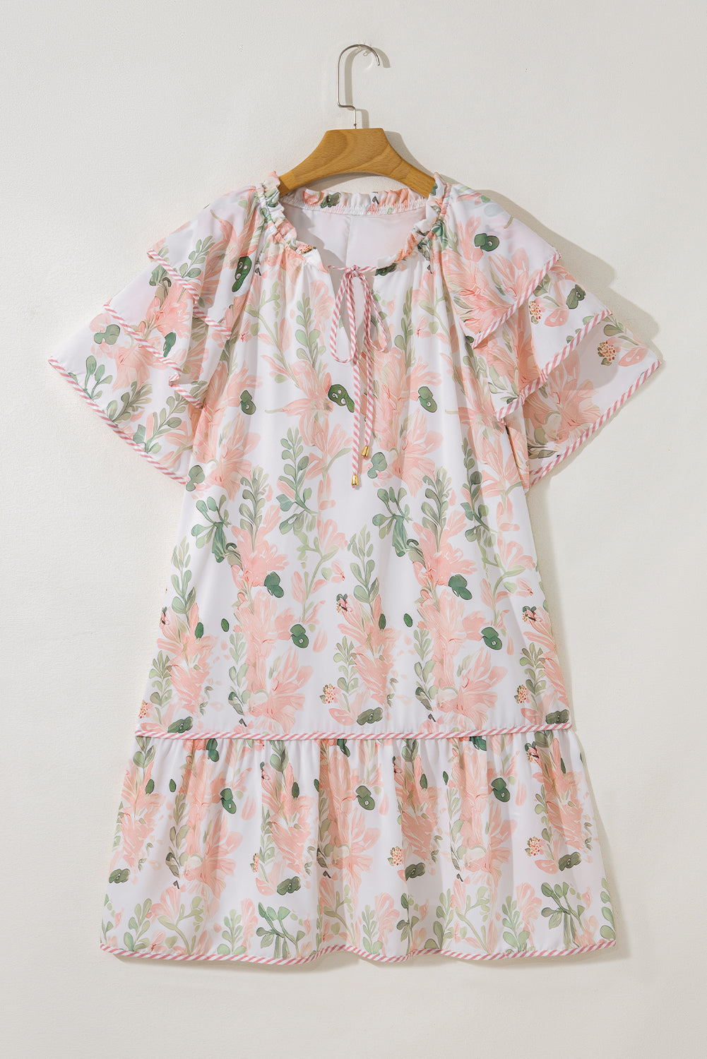 Meadow Floral Plus Size Tiered Dress