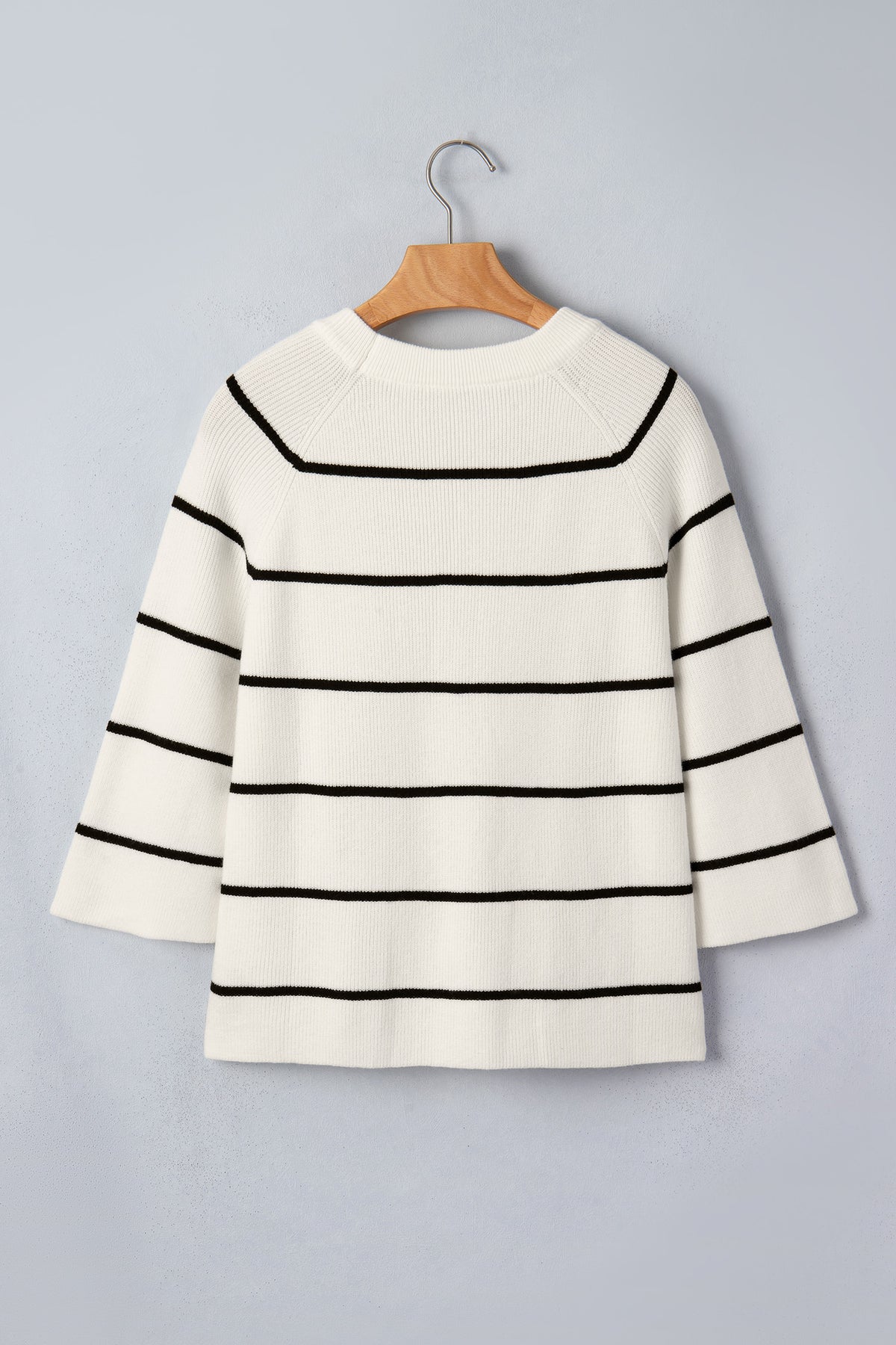Seaside Stripe Short-Sleeve Sweater