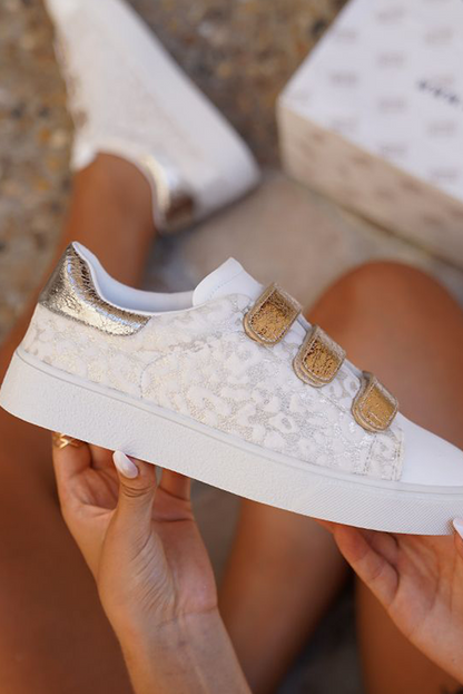 Wild Spot Leopard Velcro Sneakers