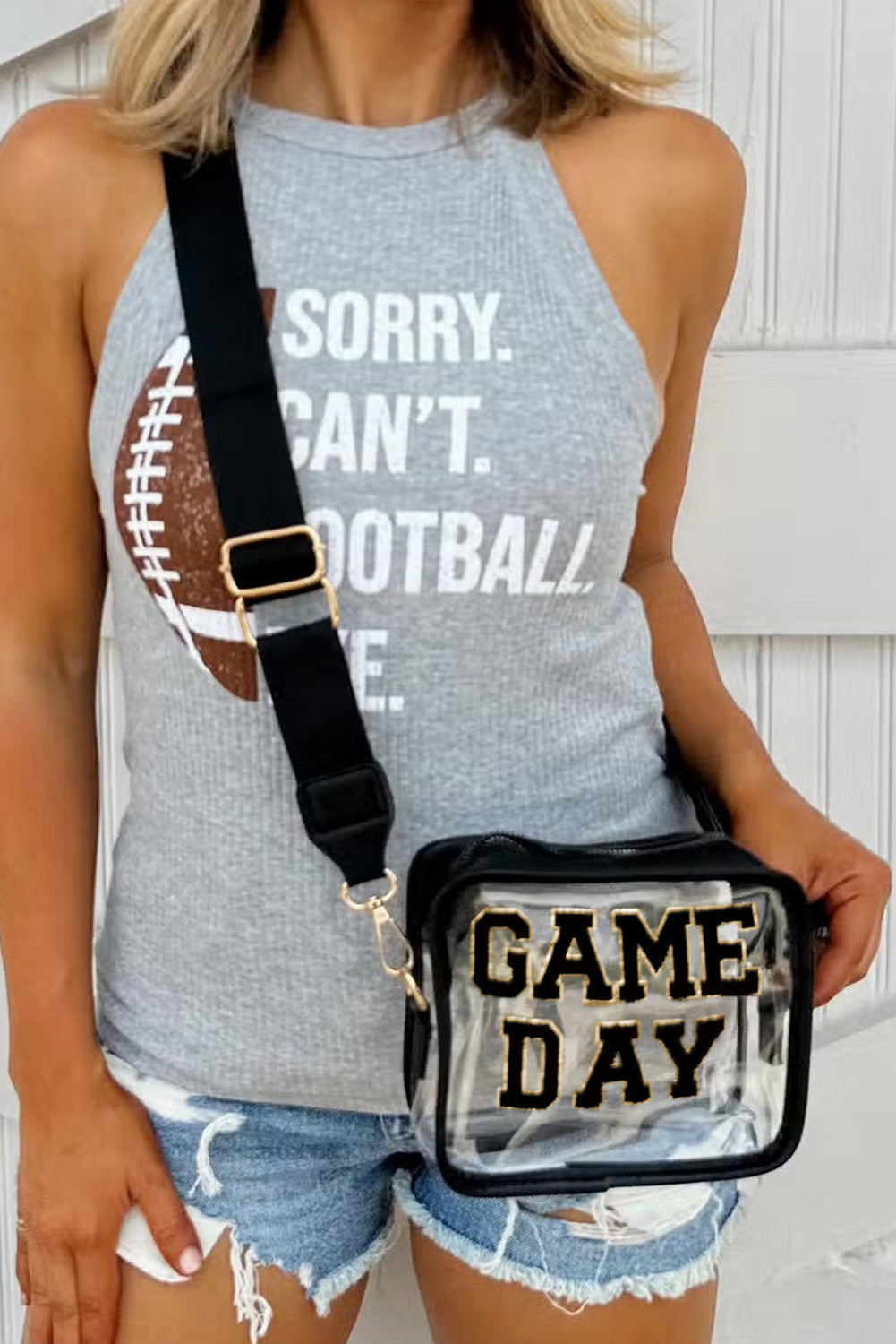 Friday Night Game Day Clear Bag