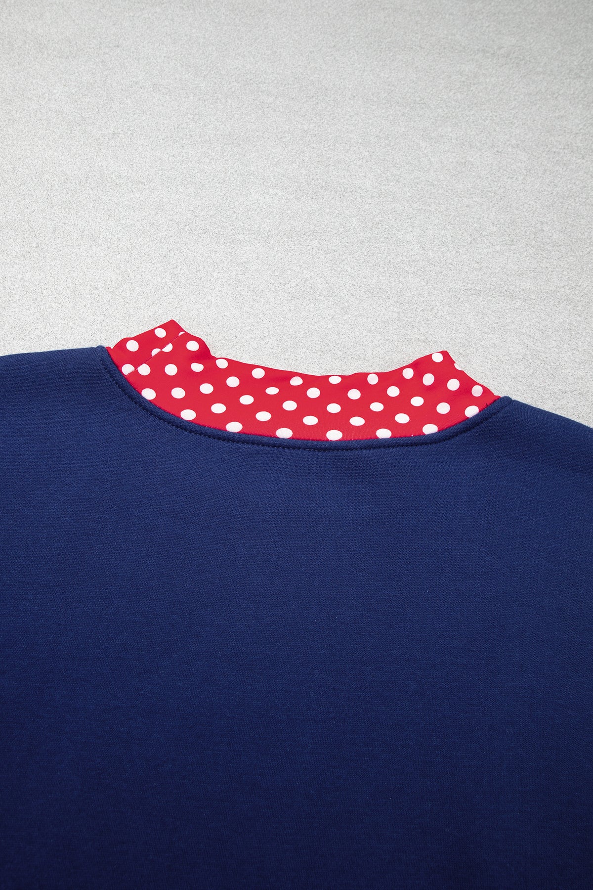 Field Day Polka Dot Plus Size Sweatshirt