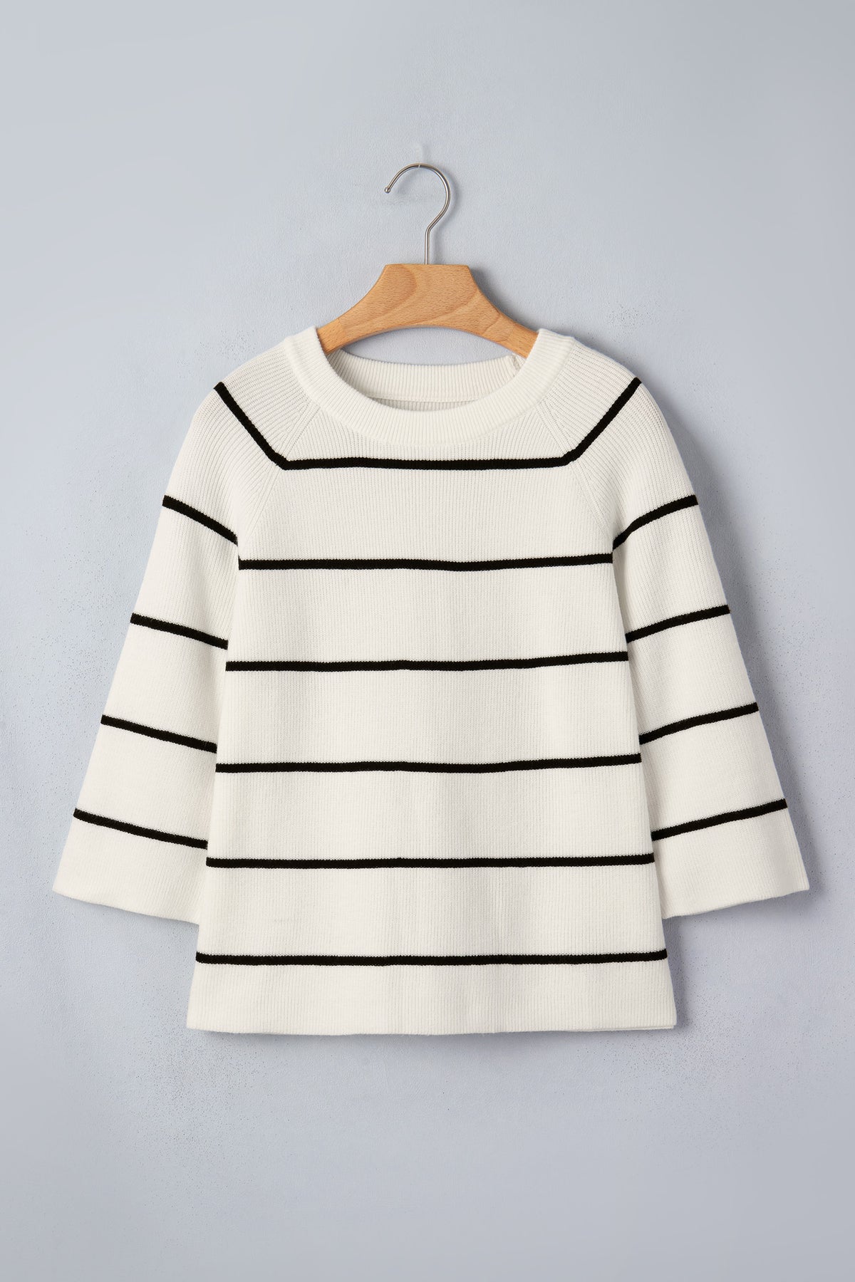 Seaside Stripe Short-Sleeve Sweater