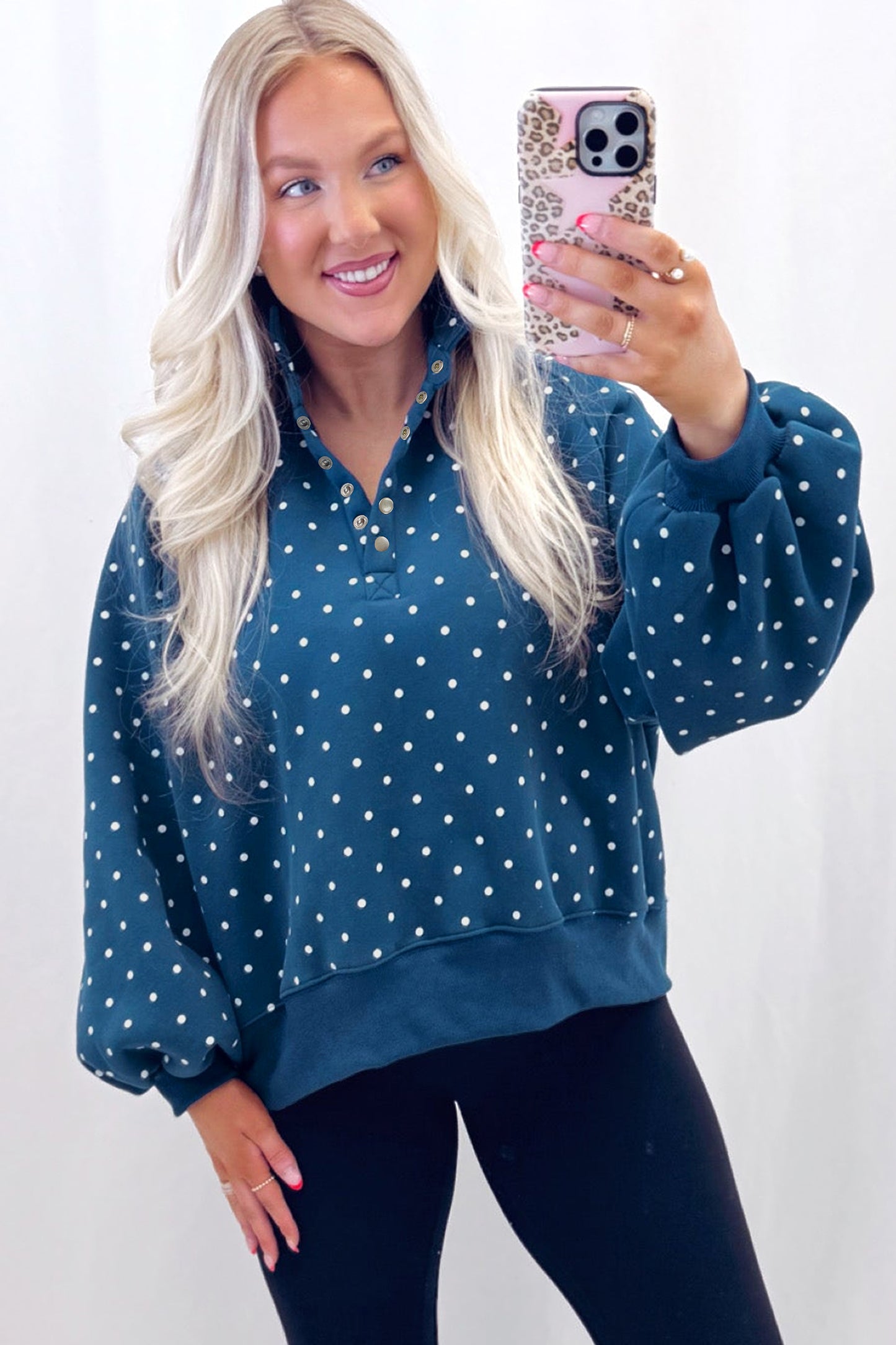 Hay Bale Polka Dot Sweatshirt