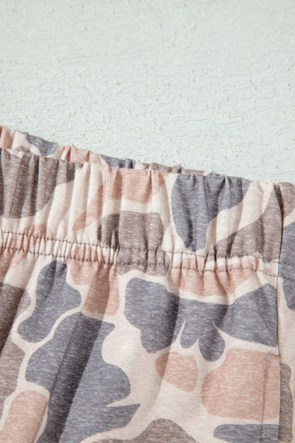 Sundown Camo Wide Leg Pants Set