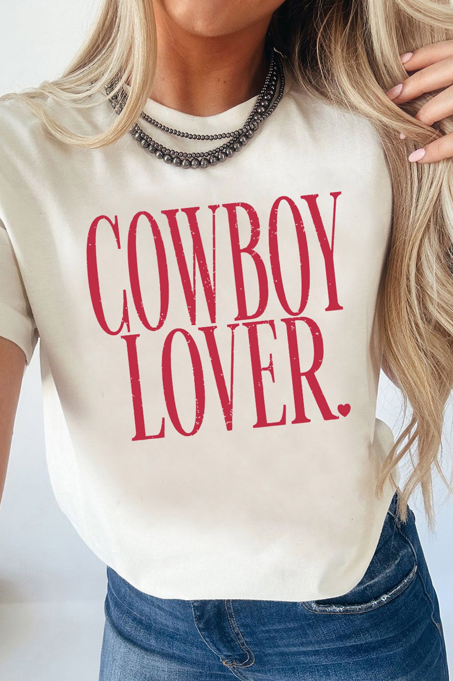 "Cowboy Lover" Western Graphic Tee