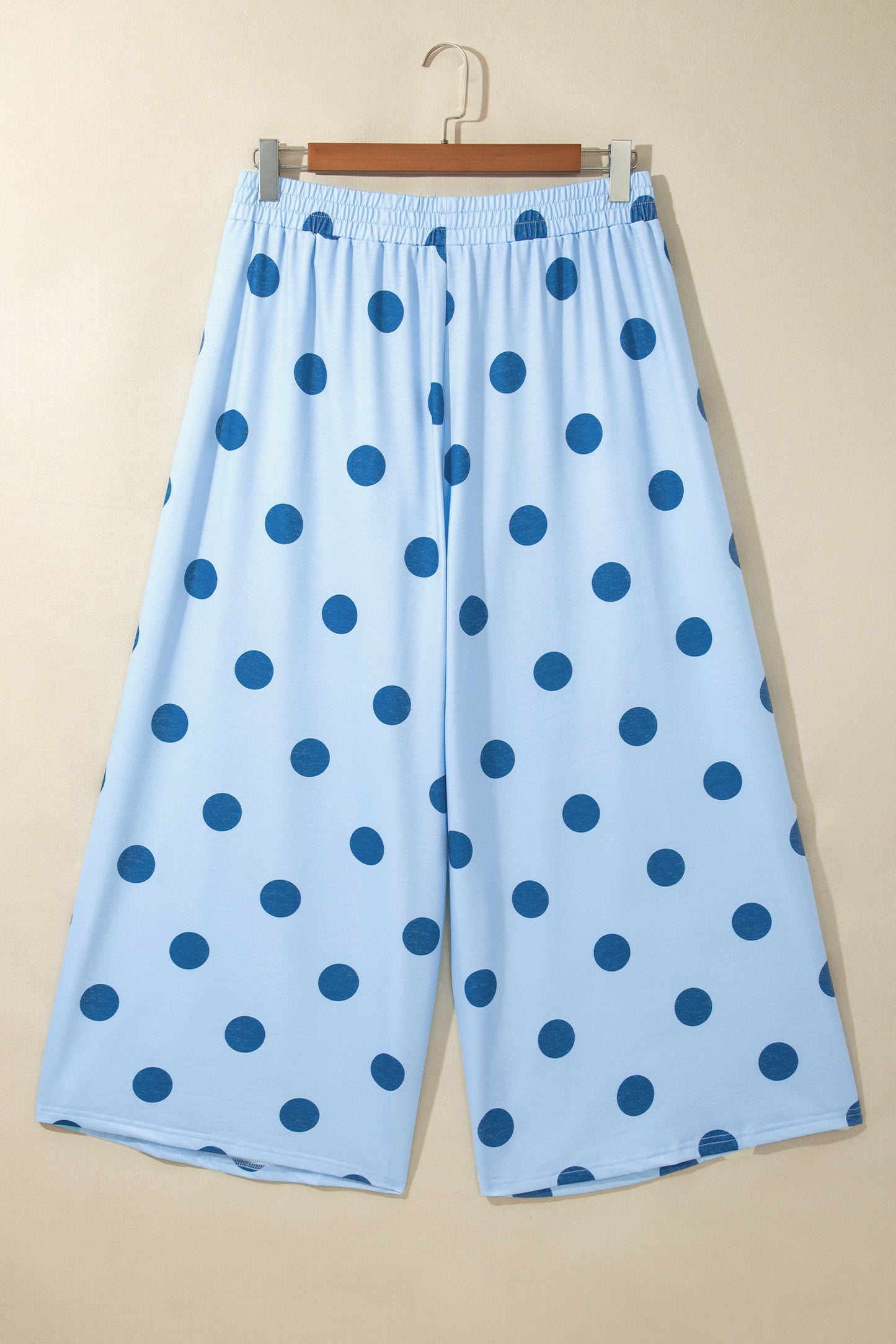 Daybreak Polka Dot Plus Size Wide Leg Pants