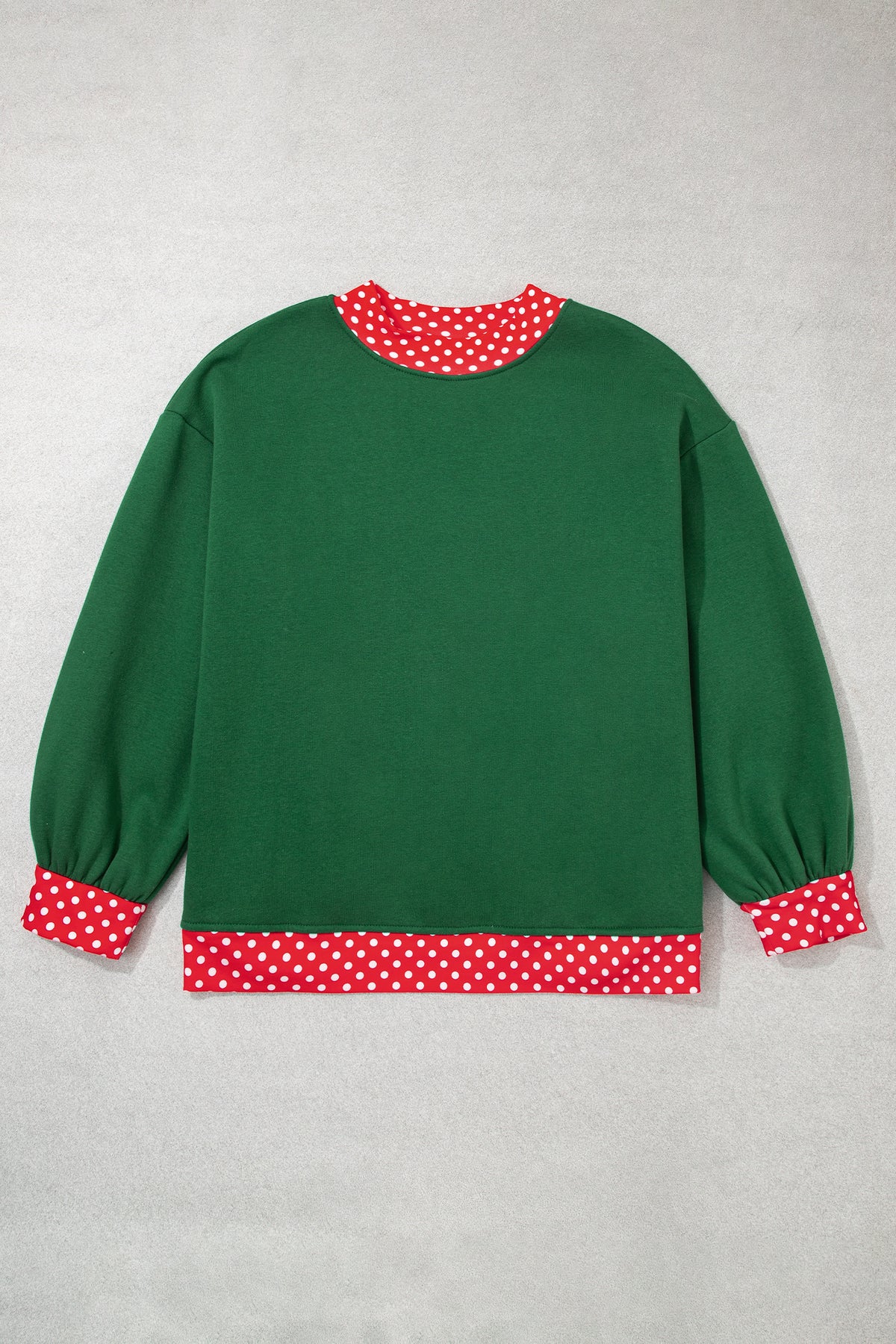 Field Day Polka Dot Plus Size Sweatshirt