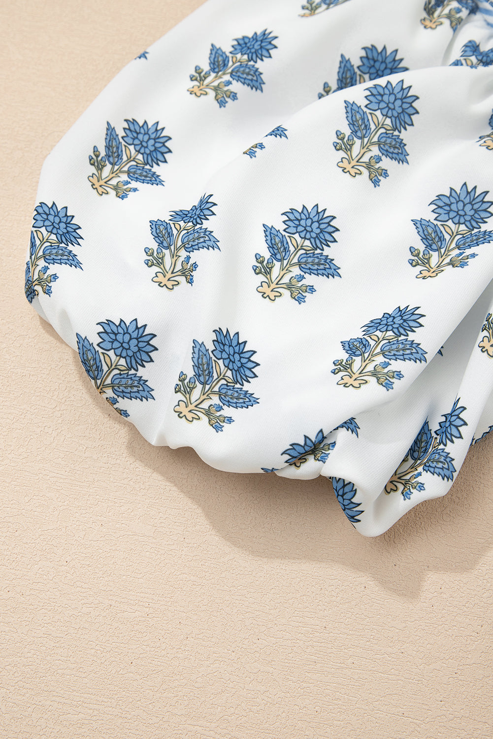 Sunday Picnic Floral Puff Sleeve Mini Dress