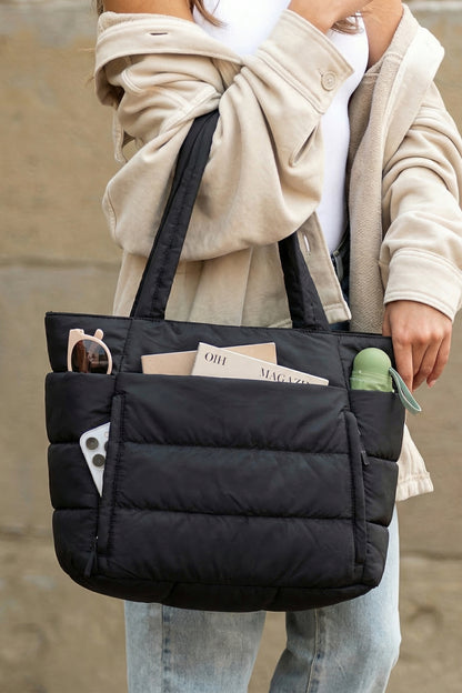 Cloud Nine Quilted Tote