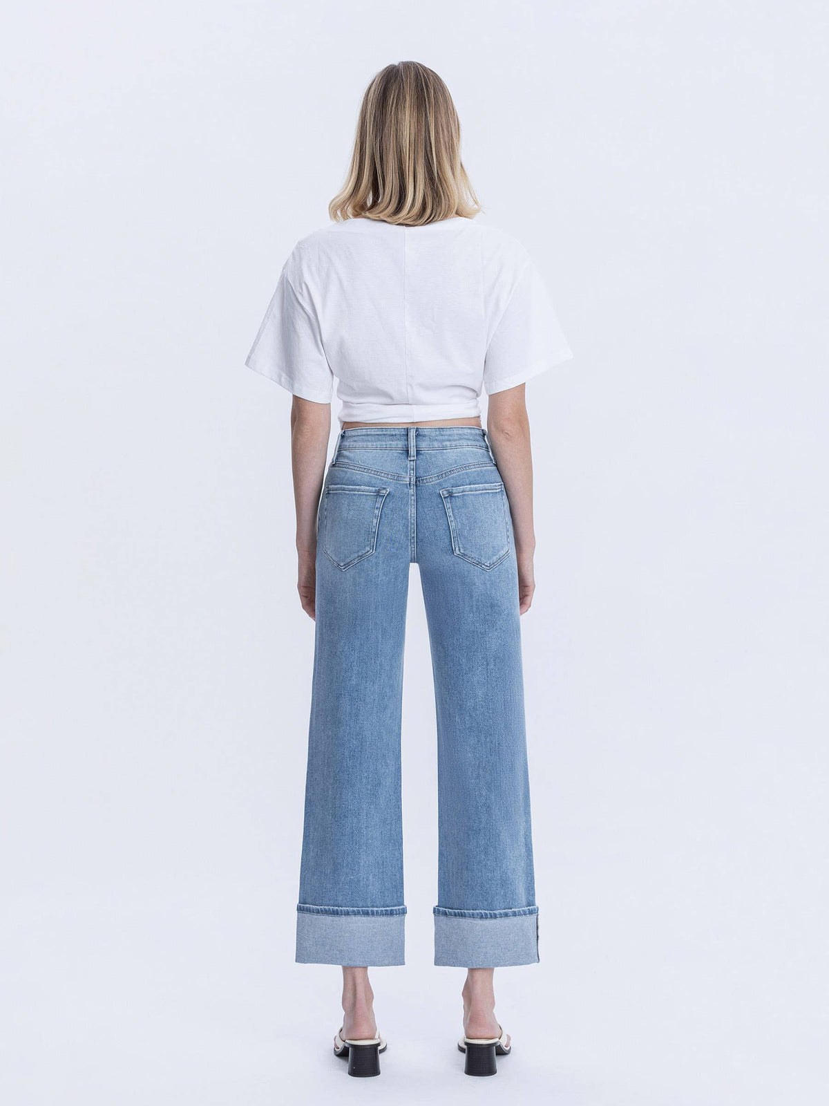 Alyssa High Rise Cuffed Jeans