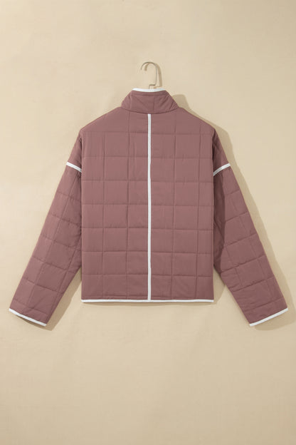 Rosewood Quilted Pocket Jacket