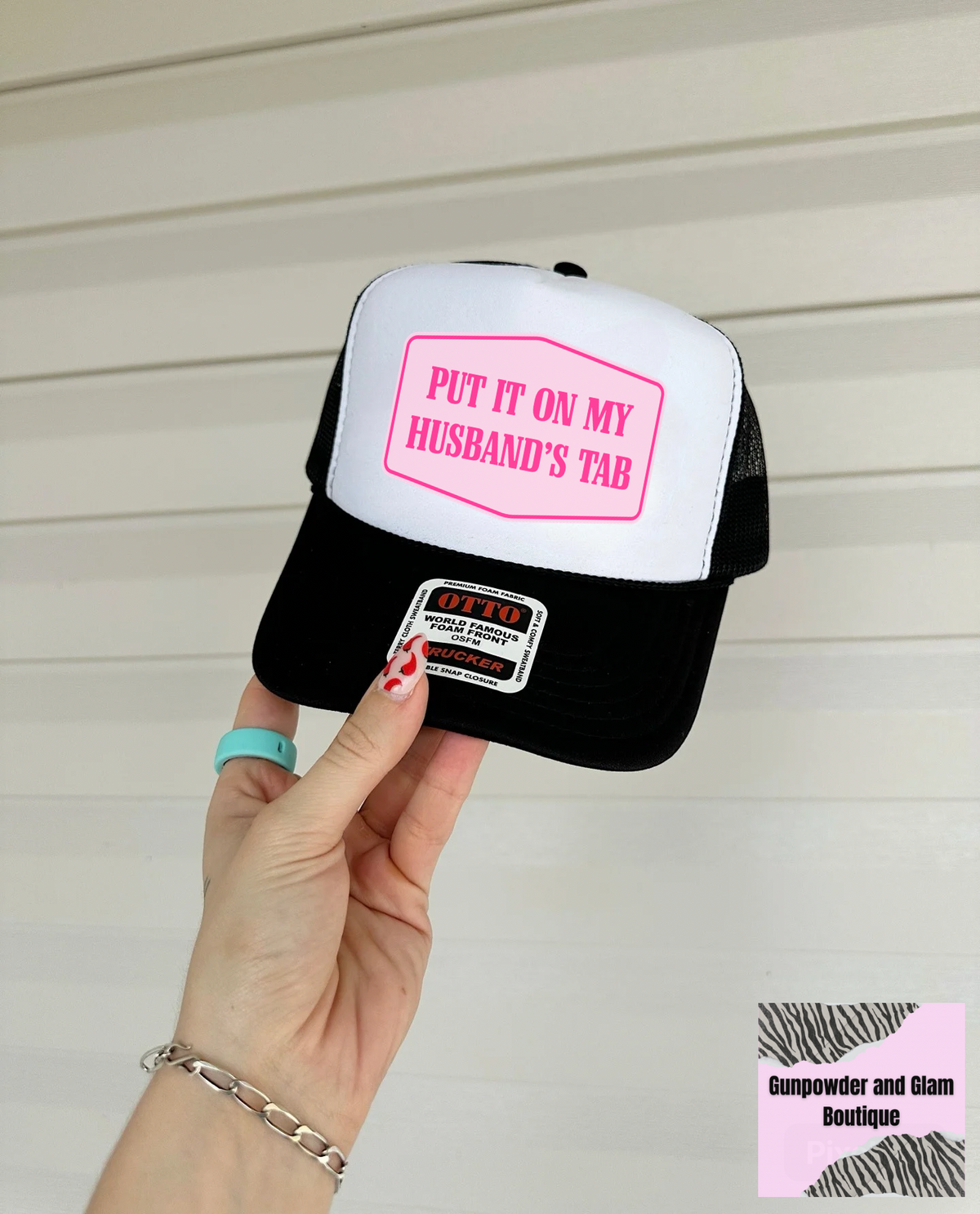 Husband’s Tab Trucker Hat