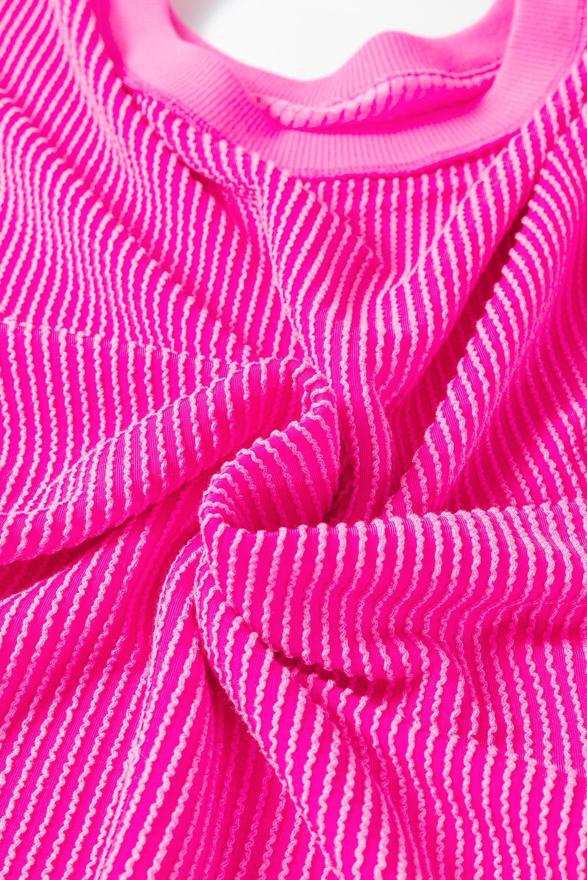 Rosewood Ribbed Tunic Top