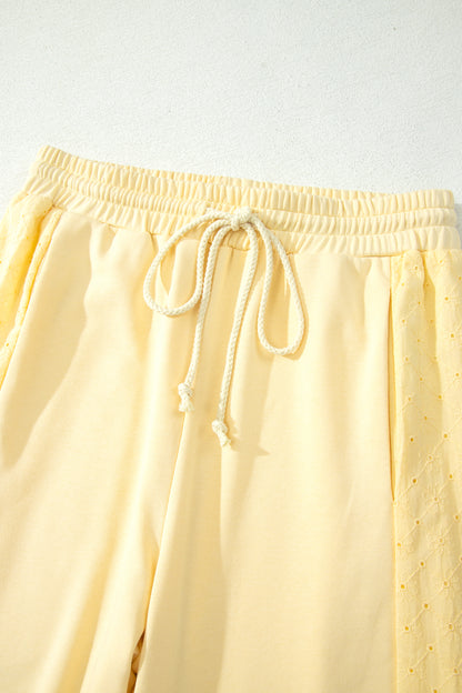 Lacewood Eyelet Pullover Pants Set
