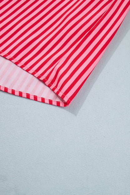 Striped Pocket Button-Up Shirt