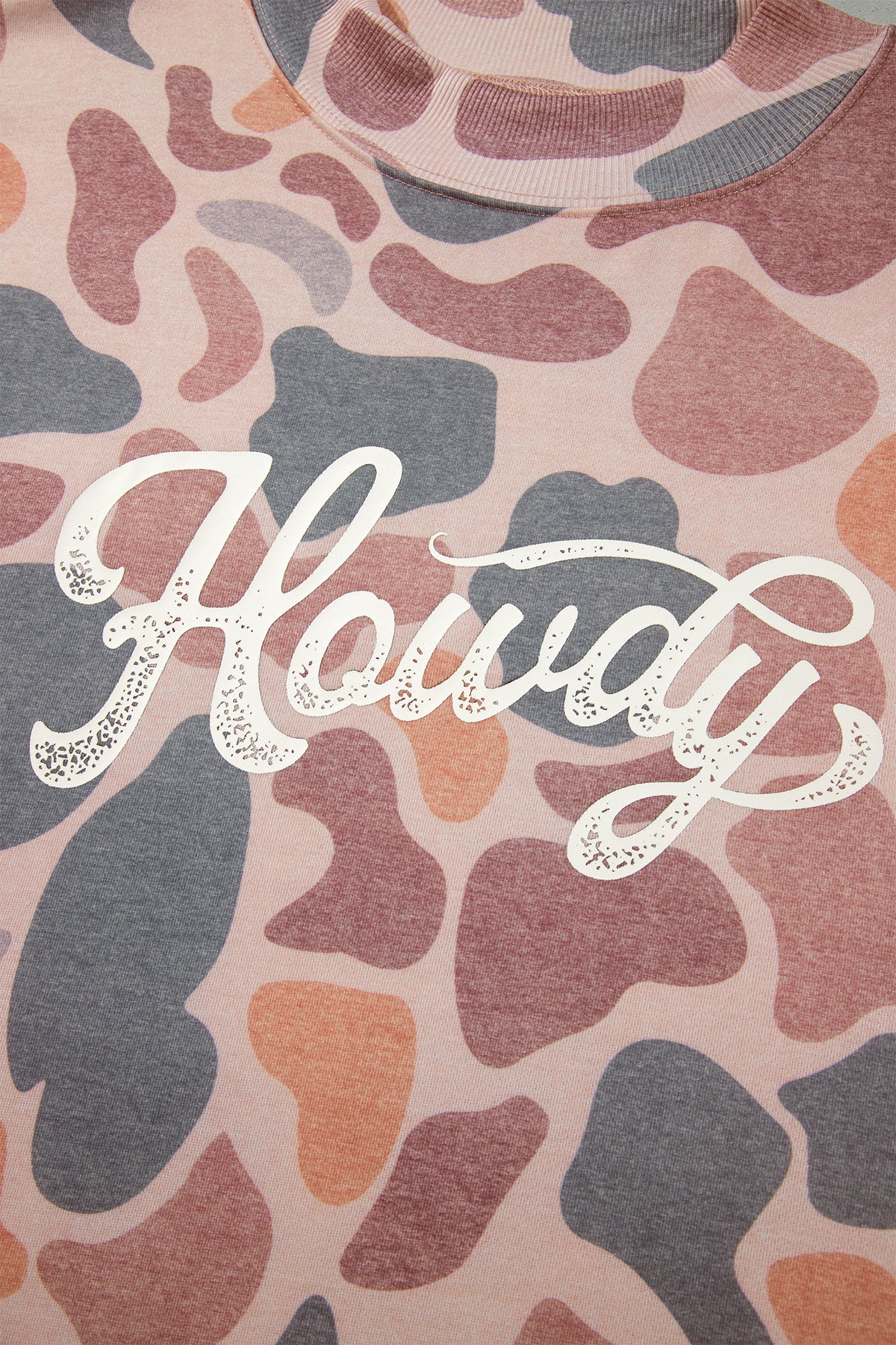 Howdy Camo Western Plus Size Sweatshirt