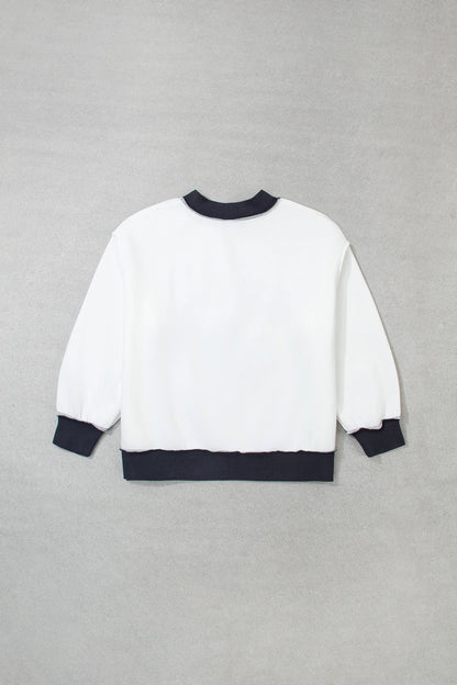 Plus Size Saved By Grace Mock Neck Sweatshirt — product image 3