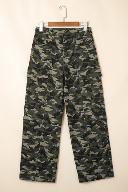 Trail Camo Cargo Denim Pants