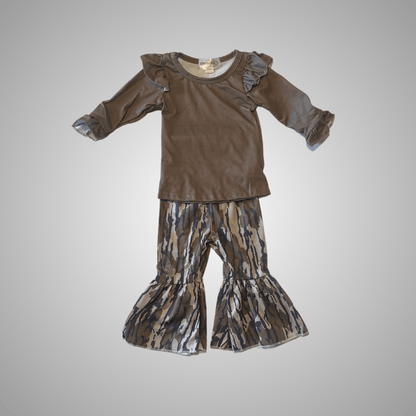 WOODED CAMO TWO PIECE