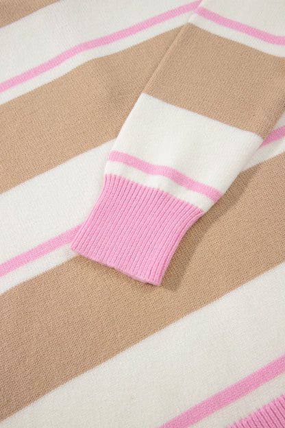 Marsh Striped Drop Shoulder Sweater