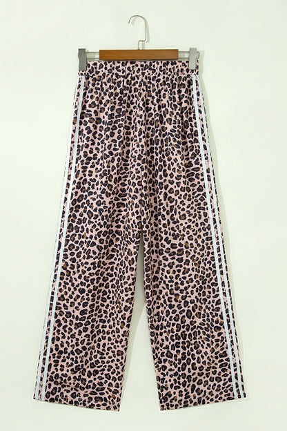 Wild Card Leopard Wide Leg Pants