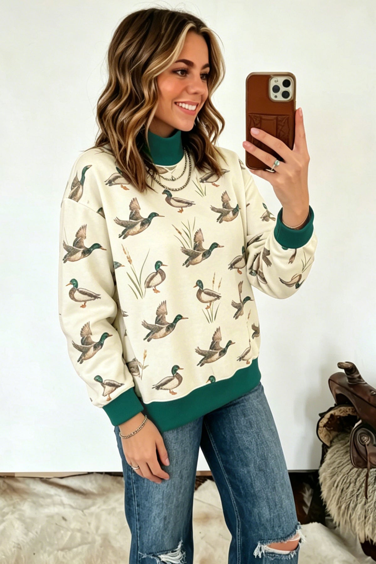 Flyway Mallard Colorblock Sweatshirt