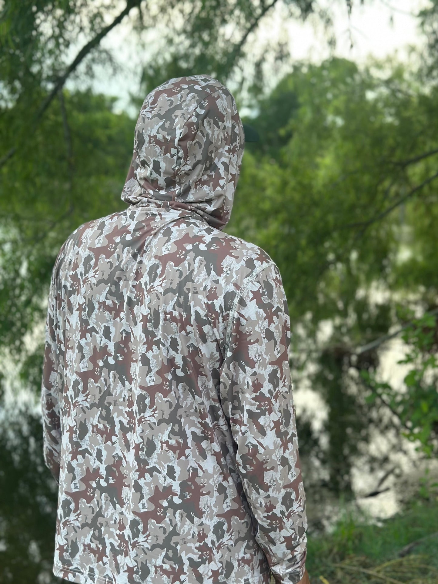 Camo Performance Hoodie Linegang/Liveline