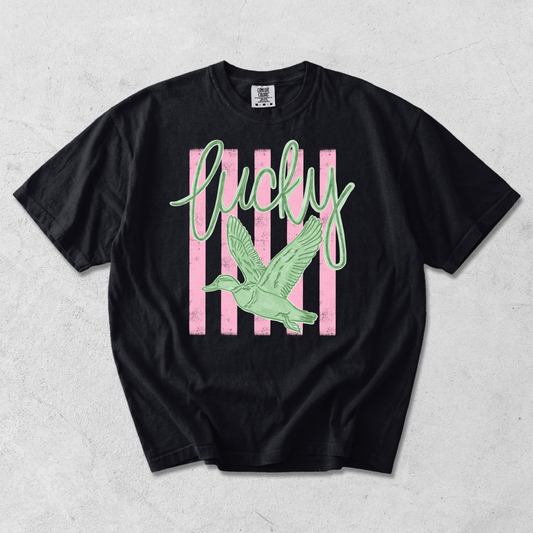 Lucky Duck Comfort Colors Tee